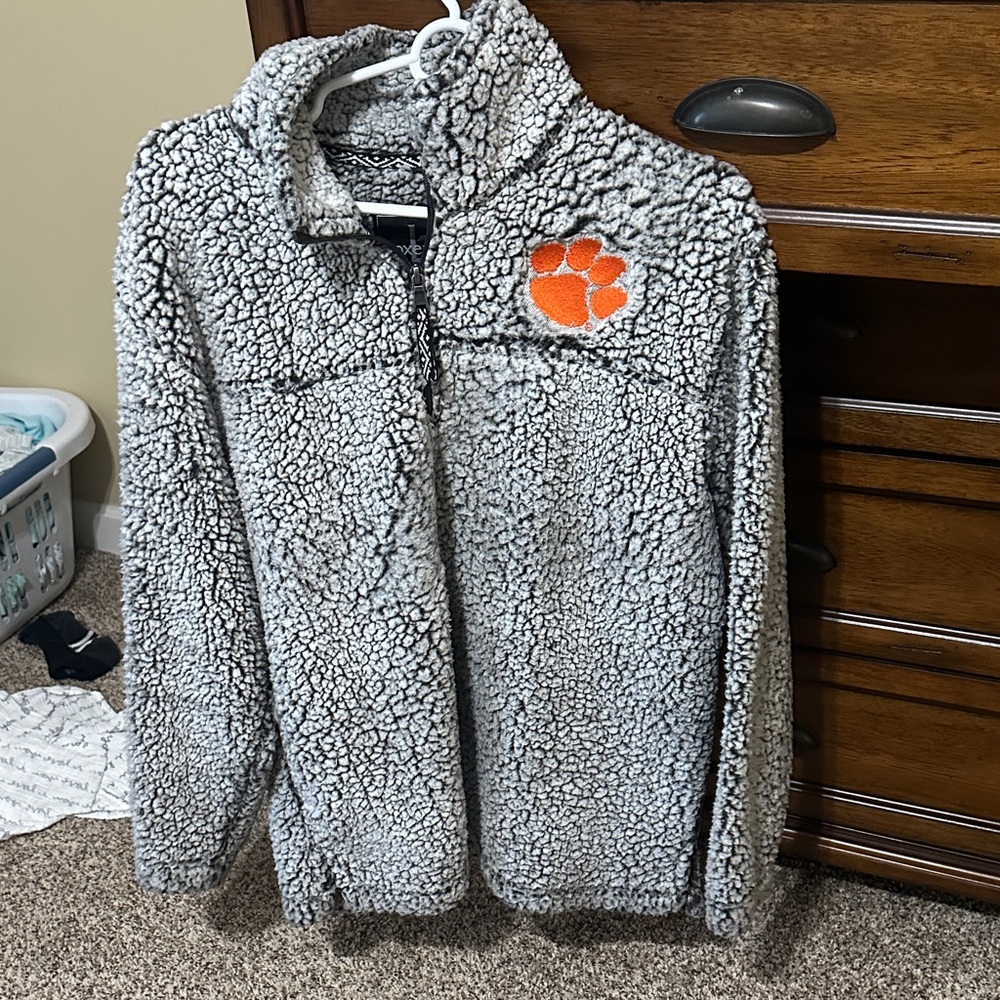 Boxercraft Sherpa Sweater with Orange Emblem